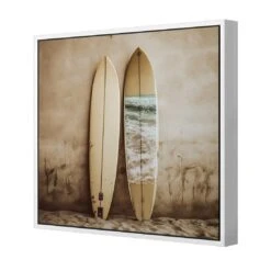 Gone Swimming 5 Gone Swimming -WALL ART DESGIN SALE gone swimming canvas white floating frame 37x37cm 880792