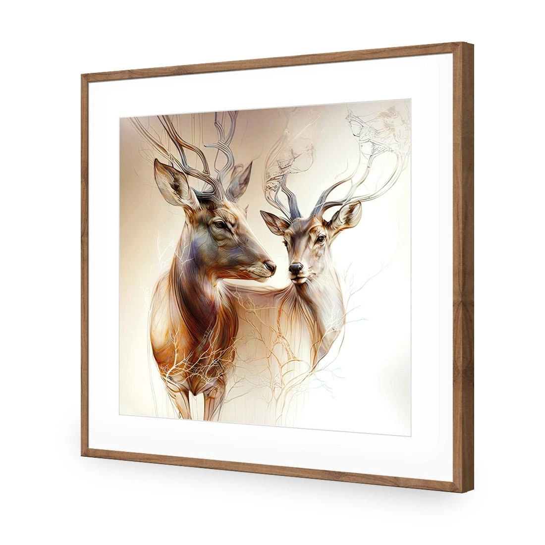 Grace of the Forest Grace Of The Forest -WALL ART DESGIN SALE grace of the forest acrylic glass with border natural frame 37x37cm 580795