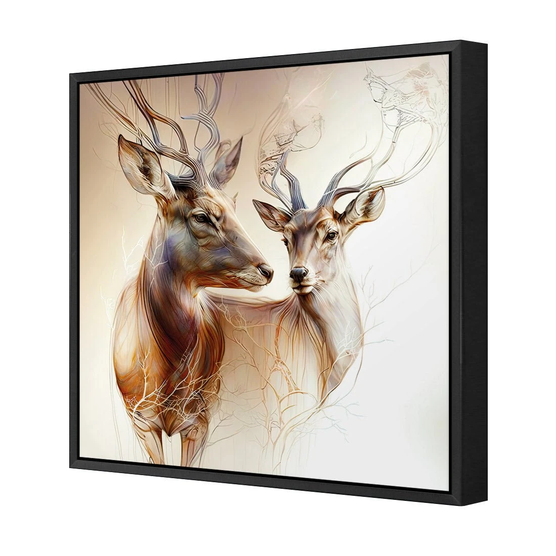 Grace of the Forest Grace Of The Forest -WALL ART DESGIN SALE grace of the forest canvas black floating frame 37x37cm 433687
