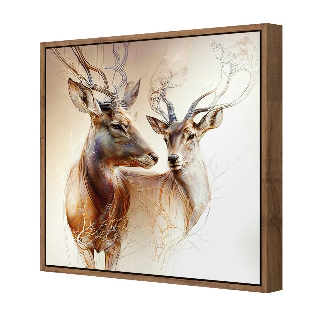 Grace of the Forest Grace Of The Forest -WALL ART DESGIN SALE grace of the forest canvas natural floating frame 37x37cm 584424