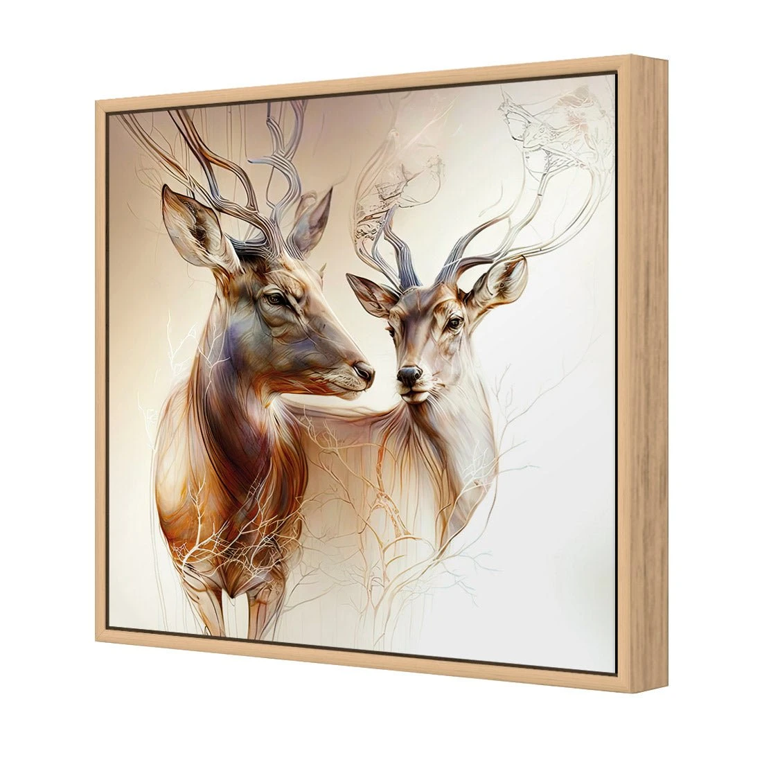Grace of the Forest Grace Of The Forest -WALL ART DESGIN SALE grace of the forest canvas oak floating frame 37x37cm 616086