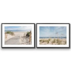 Grass And Dunes Perfect Pair 12 Grass And Dunes Perfect Pair -WALL ART DESGIN SALE grass and dunes perfect pair acrylic glass with border black frame 45x30cm 394085