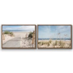 Grass And Dunes Perfect Pair 9 Grass And Dunes Perfect Pair -WALL ART DESGIN SALE grass and dunes perfect pair canvas natural frame 45x30cm 775399
