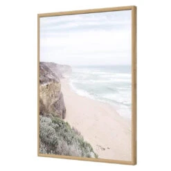 Great Ocean Romance II -WALL ART DESGIN SALE great ocean romance ii acrylic glass no border oak frame 45x30cm 835774