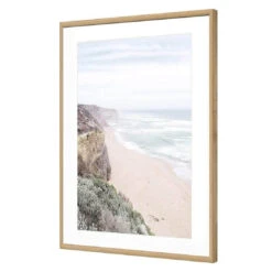 Great Ocean Romance II -WALL ART DESGIN SALE great ocean romance ii acrylic glass with border oak frame 45x30cm 403859