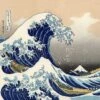 Great Wave Off Kanagawa (square) By Hokusai 2 Great Wave Off Kanagawa (square) By Hokusai -WALL ART DESGIN SALE great wave off kanagawa square by hokusai canvas stretched canvas 37x37cm 553002