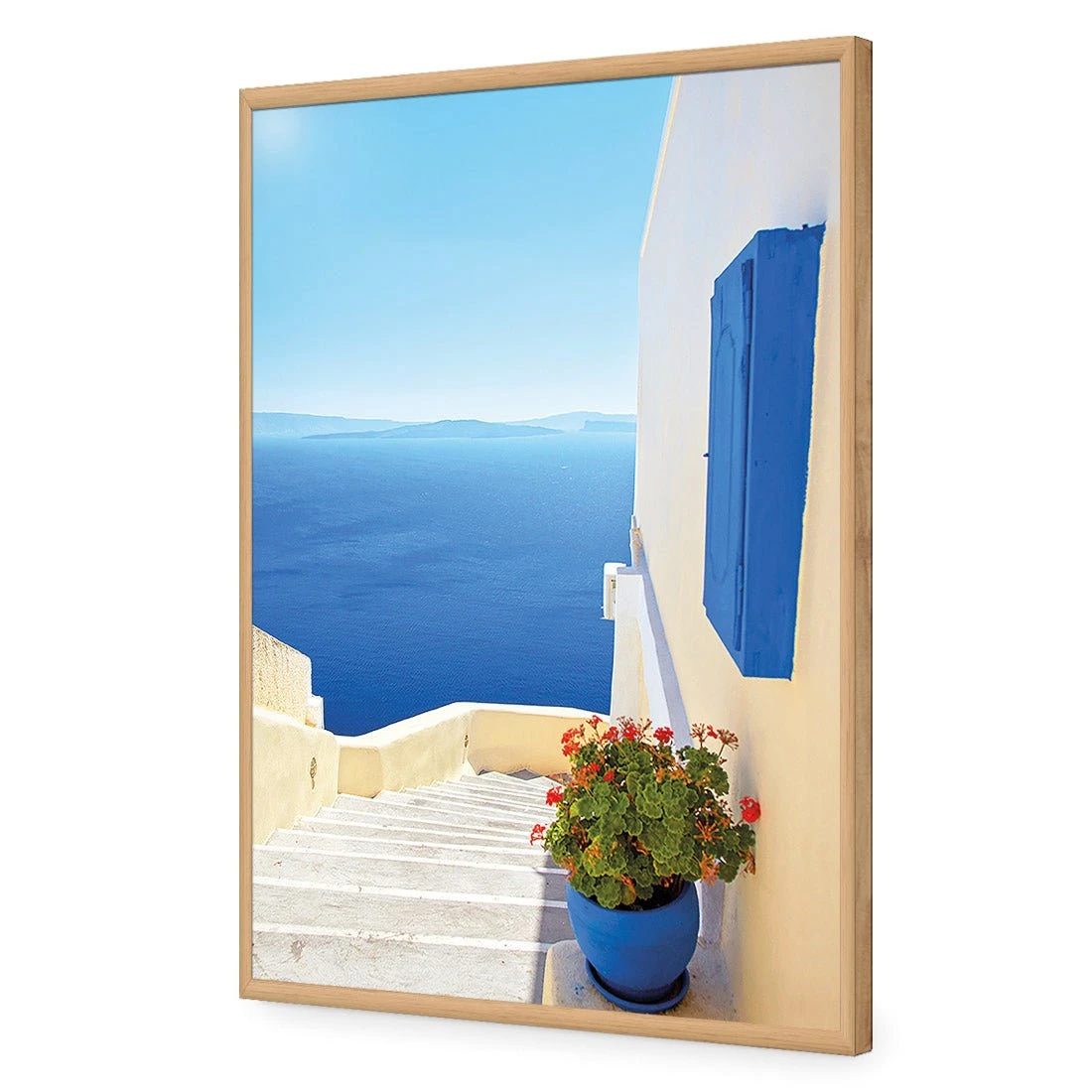 Greek Steps Greek Steps -WALL ART DESGIN SALE greek steps acrylic glass no border oak frame 45x30cm 450619