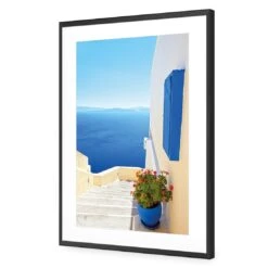 Greek Steps 10 Greek Steps -WALL ART DESGIN SALE greek steps acrylic glass with border black frame 45x30cm 589625