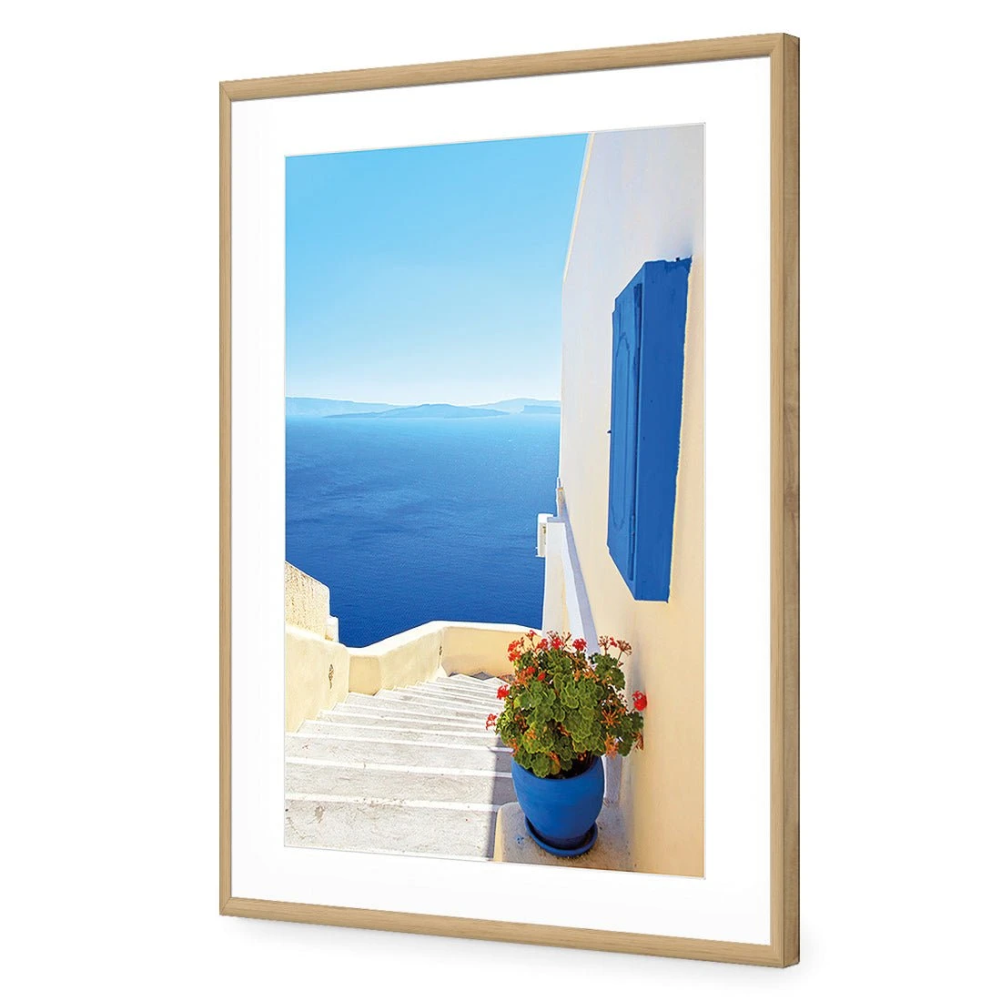 Greek Steps Greek Steps -WALL ART DESGIN SALE greek steps acrylic glass with border oak frame 45x30cm 701851