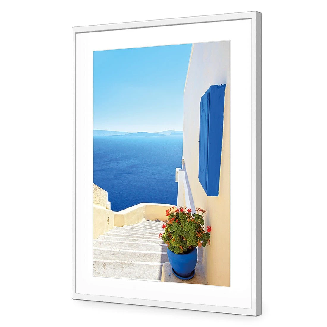Greek Steps Greek Steps -WALL ART DESGIN SALE greek steps acrylic glass with border white frame 45x30cm 418503
