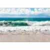 Green Wave, Rectangle Canvas Art