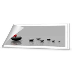Grey Stones Canvas Art -WALL ART DESGIN SALE grey stones canvas art 60x20cm rolled canvas 876964