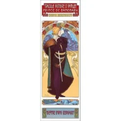 Hamlet By Alphonse Mucha Wall Art