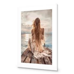 Hamptons Dreaming -WALL ART DESGIN SALE hamptons dreaming acrylic glass with border no frame 45x30cm 527760