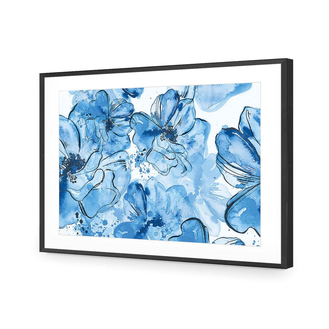 Happy Days, Blue Happy Days, Blue -WALL ART DESGIN SALE happy days blue canvas stretched canvas 45x30cm 400429