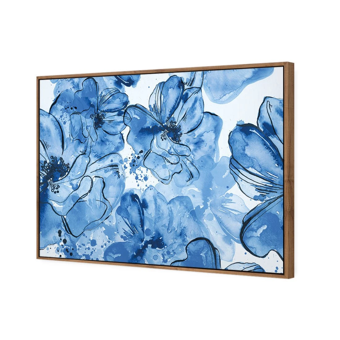Happy Days, Blue Happy Days, Blue -WALL ART DESGIN SALE happy days blue canvas stretched canvas 45x30cm 418324
