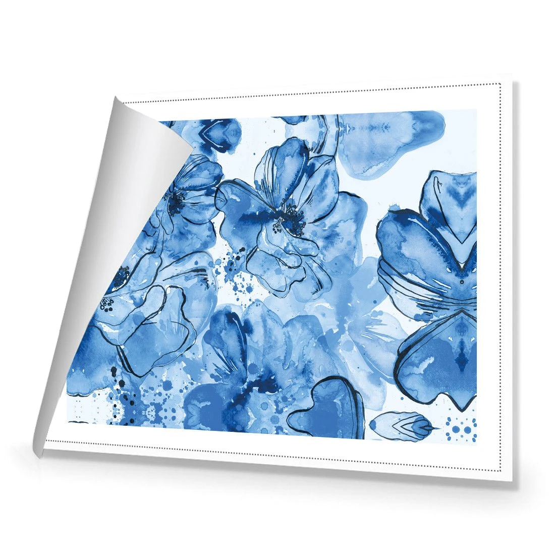 Happy Days, Blue Happy Days, Blue -WALL ART DESGIN SALE happy days blue canvas stretched canvas 45x30cm 781271