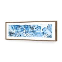 Happy Days, Blue (long) 13 Happy Days, Blue (long) -WALL ART DESGIN SALE happy days blue long acrylic glass with border natural frame 90x30cm 825203