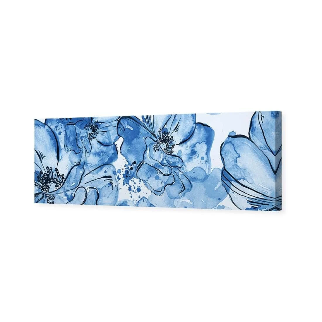 Happy Days, Blue (long) Happy Days, Blue (long) -WALL ART DESGIN SALE happy days blue long canvas stretched canvas 60x20cm 371455