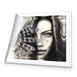 Heather Feather -WALL ART DESGIN SALE heather feather canvas rolled canvas 45x30cm 904837