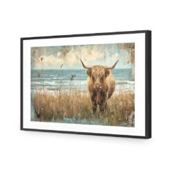 Henry The Highland Cow -WALL ART DESGIN SALE henry the highland cow acrylic glass with border black frame 45x30cm 826142