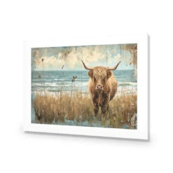 Henry The Highland Cow -WALL ART DESGIN SALE henry the highland cow acrylic glass with border no frame 45x30cm 129998