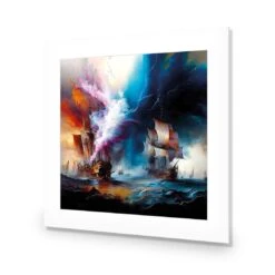 High Seas Ablaze I 9 High Seas Ablaze I -WALL ART DESGIN SALE high seas ablaze i acrylic glass with border no frame 37x37cm 189787