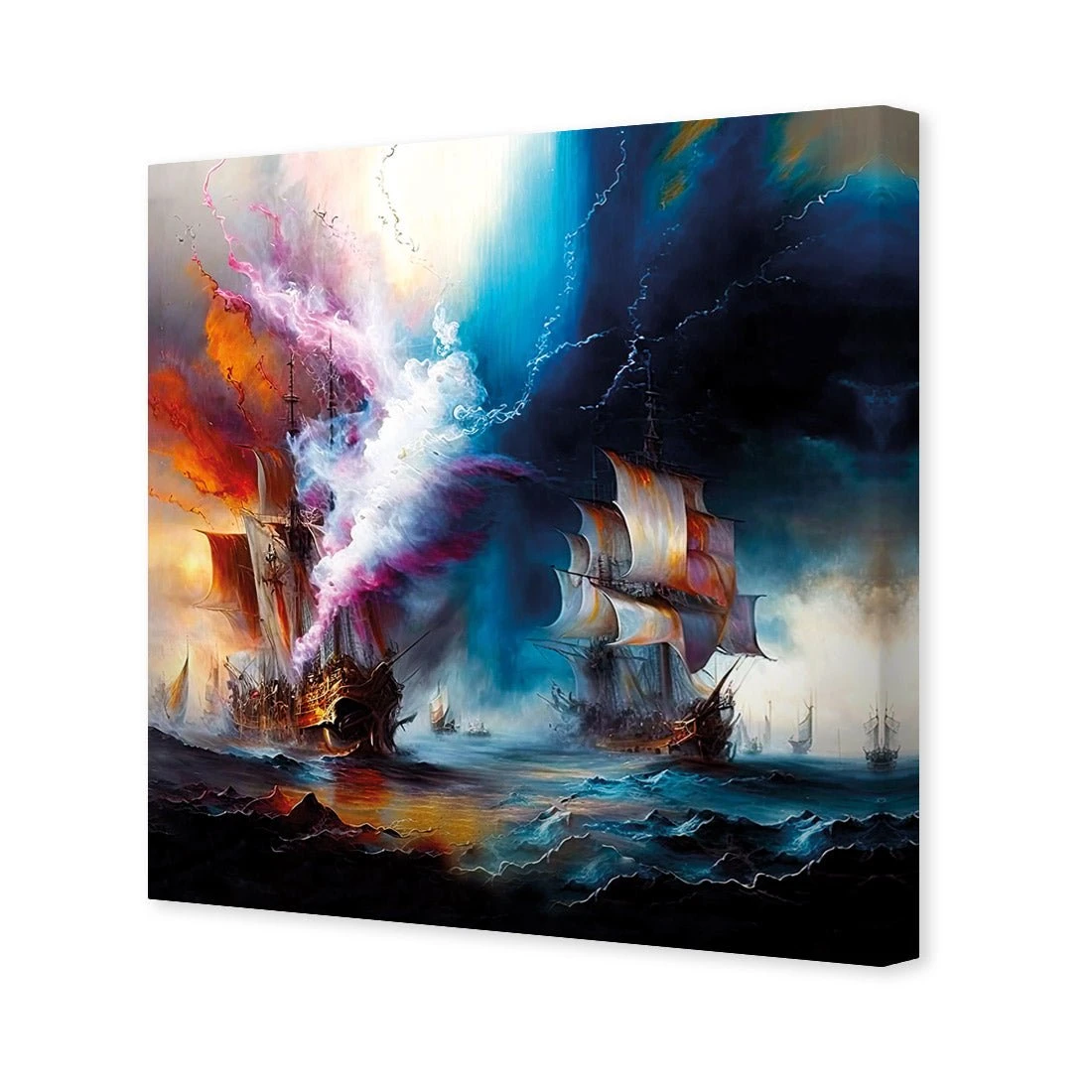 High Seas Ablaze I High Seas Ablaze I -WALL ART DESGIN SALE high seas ablaze i canvas stretched canvas 37x37cm 607249