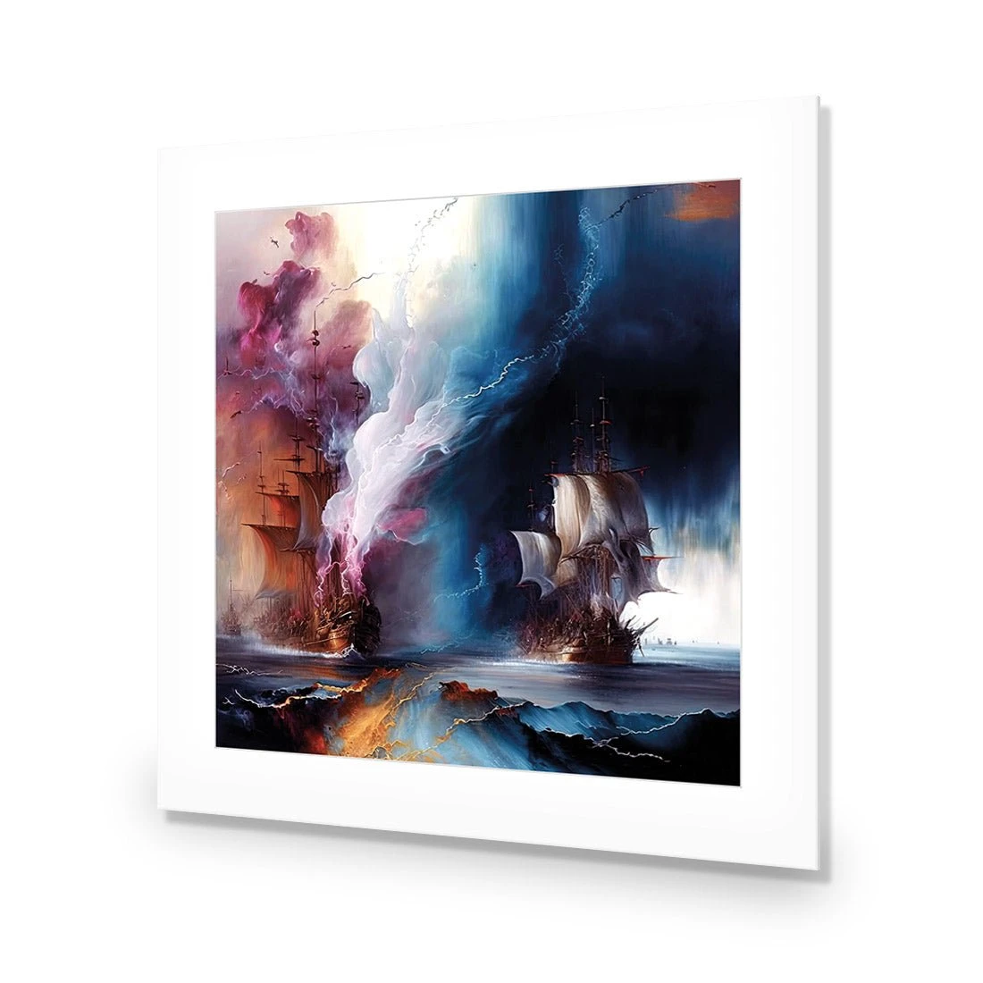 High Seas Ablaze II High Seas Ablaze II -WALL ART DESGIN SALE high seas ablaze ii acrylic glass with border no frame 37x37cm 239088