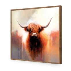 Highland Spirit I -WALL ART DESGIN SALE highland spirit i acrylic glass no border natural frame 37x37cm 681618