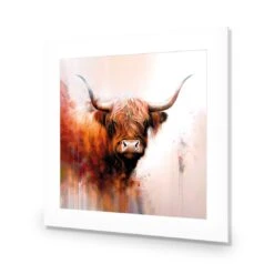 Highland Spirit II -WALL ART DESGIN SALE highland spirit ii acrylic glass with border no frame 37x37cm 269615