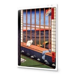 Hiroshige, Asakusa Ricefields -WALL ART DESGIN SALE hiroshige asakusa ricefields acrylic glass no border no frame 45x30cm 309524