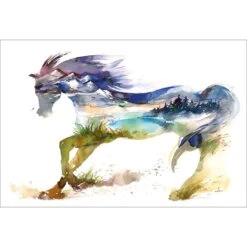 Horse Dreaming Acrylic Print Art