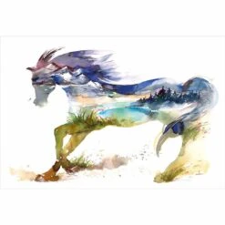 Horse Dreaming Canvas Art