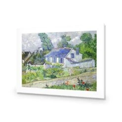 Houses At Auvers By Van Gogh 10 Houses At Auvers By Van Gogh -WALL ART DESGIN SALE houses at auvers by van gogh acrylic glass with border no frame 45x30cm 961785