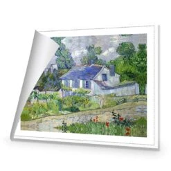 Houses At Auvers By Van Gogh 9 Houses At Auvers By Van Gogh -WALL ART DESGIN SALE houses at auvers by van gogh canvas rolled canvas 45x30cm 994061