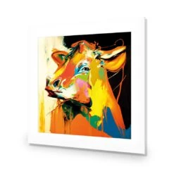 Huffy Heifer -WALL ART DESGIN SALE huffy heifer acrylic glass with border no frame 37x37cm 133284