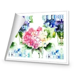 Hydrangeas Canvas Art -WALL ART DESGIN SALE hydrangeas canvas art 45x30cm rolled canvas 780581
