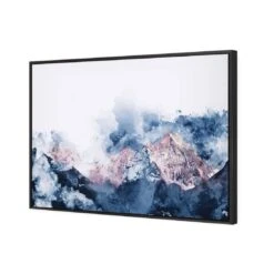 Ice Mountains -WALL ART DESGIN SALE ice mountains i canvas black frame 45x30cm 291983