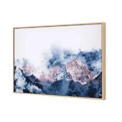Ice Mountains -WALL ART DESGIN SALE ice mountains i canvas oak frame 45x30cm 426706