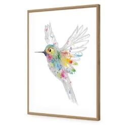 Imagination In Flight Acrylic Print Art -WALL ART DESGIN SALE imagination in flight acrylic print art without border oak frame 45x30cm 460095