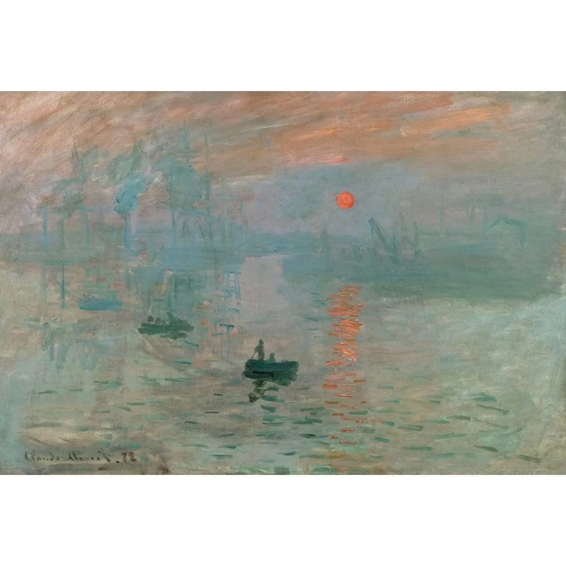 Impression Sunrise By Monet Impression Sunrise By Monet -WALL ART DESGIN SALE impression sunrise by monet canvas stretched canvas 45x30cm 312789