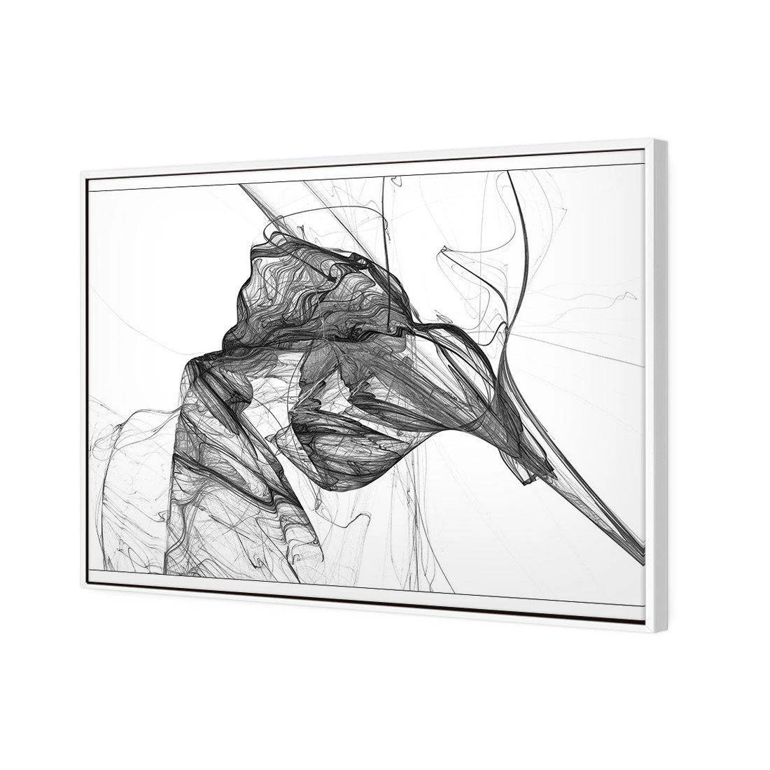 Intersperced, B&W Canvas Art Intersperced, B&W Canvas Art -WALL ART DESGIN SALE intersperced bw canvas art 45x30cm white frame 357979