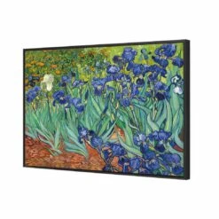 Irises 2 By Van Gogh Canvas Art -WALL ART DESGIN SALE irises 2 by van gogh canvas art 45x30cm black frame 992894