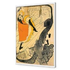 Jane Avril By Toulouse-Lautrec 17 Jane Avril By Toulouse-Lautrec -WALL ART DESGIN SALE jane avril by toulouse lautrec acrylic glass no border white frame 45x30cm 794710