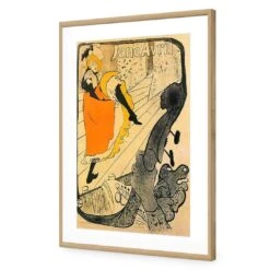 Jane Avril By Toulouse-Lautrec 13 Jane Avril By Toulouse-Lautrec -WALL ART DESGIN SALE jane avril by toulouse lautrec acrylic glass with border oak frame 45x30cm 104154