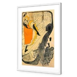 Jane Avril By Toulouse-Lautrec 12 Jane Avril By Toulouse-Lautrec -WALL ART DESGIN SALE jane avril by toulouse lautrec acrylic glass with border white frame 45x30cm 107266