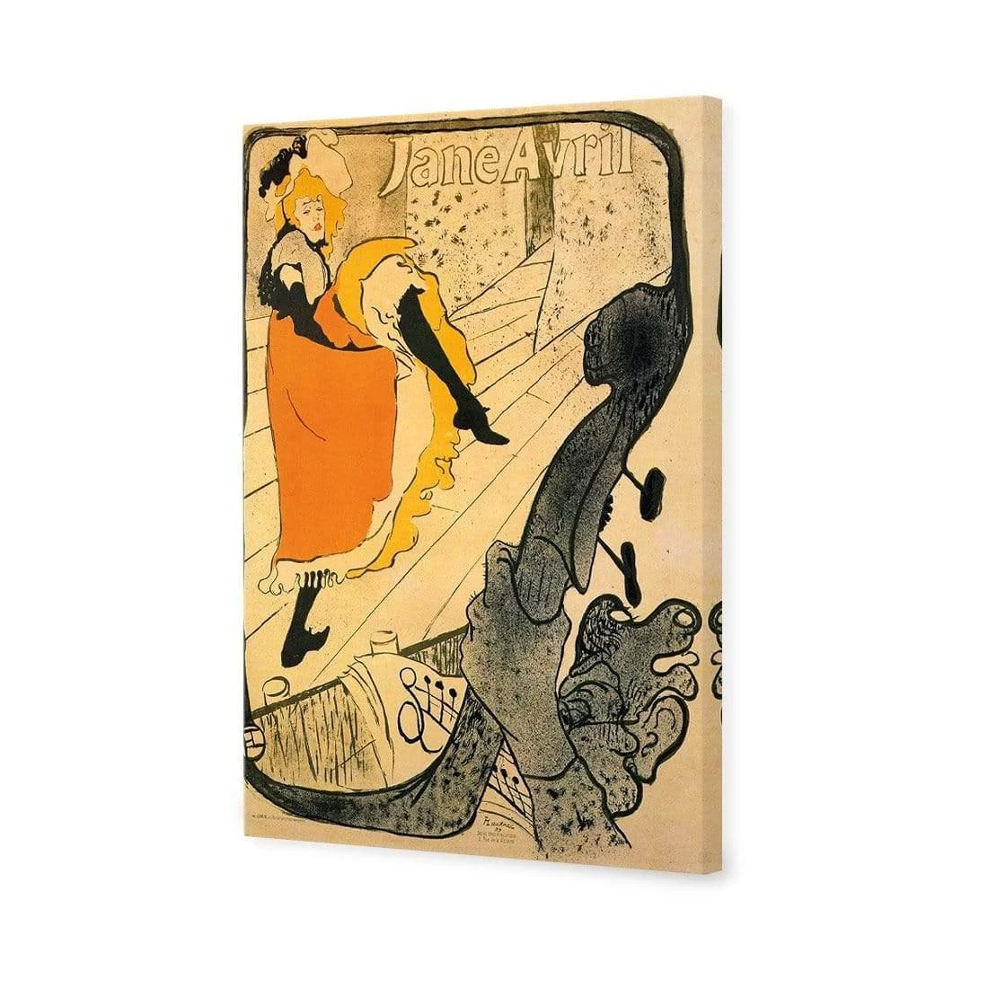 Jane Avril By Toulouse-Lautrec Jane Avril By Toulouse-Lautrec -WALL ART DESGIN SALE jane avril by toulouse lautrec canvas stretched canvas 45x30cm 649869