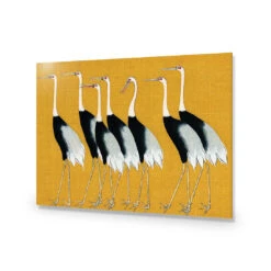 Japanese Red Crowned Cranes 14 Japanese Red Crowned Cranes -WALL ART DESGIN SALE japanese red crowned cranes acrylic glass no border no frame 45x30cm 450190
