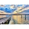 Jetty Sunset 2 Jetty Sunset -WALL ART DESGIN SALE jetty sunset canvas stretched canvas 45x30cm 191700